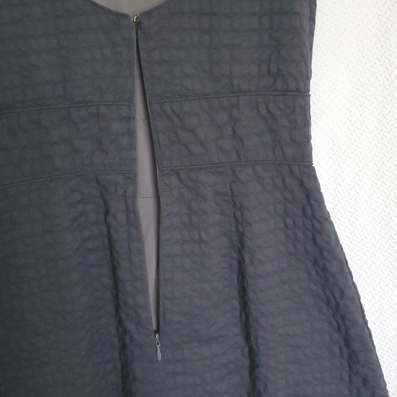 J Crew 100% cotton, gray dress textured pattern Size 2 - Picture 12 of 13